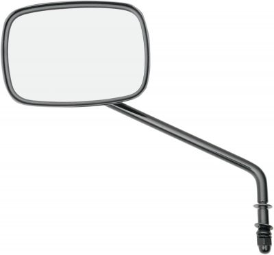 06400656 - DRAG SPECIALTIES MIRROR RECTANGULAR BLACK W/ LOWRIDER STEM
