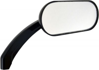 06400786 - DRAG SPECIALTIES GLOSS OVAL MIRROR BLACK