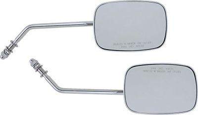 06400982 - DRAG SPECIALTIES MIRRORS OEM-STYLE RECTANGULAR LONG CHROME