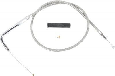 06500297 - DRAG SPECIALTIES THROTTLE CABLE STAINLESS STEEL 37