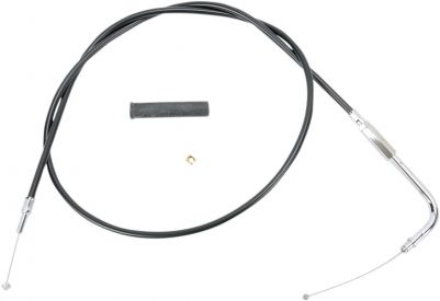 06500343 - DRAG SPECIALTIES THROTTLE CABLE BLACK VINYL 49