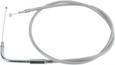 06500413 - DRAG SPECIALTIES THROTTLE CABLE STAINLESS STEEL 38