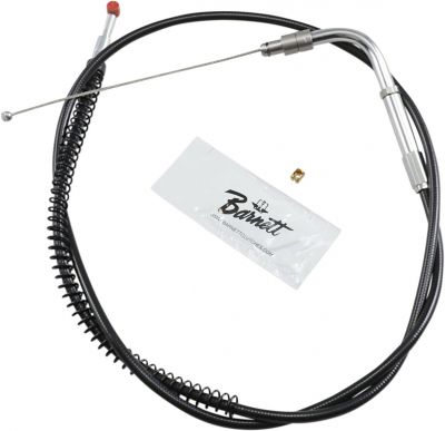 06500493 - Barnett THROTTLE CABLE TRADITIONAL BLACK OVERSIZE +6