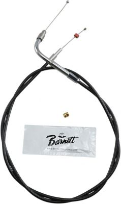 06500844 - Barnett THROTTLE CABLE TRADITIONAL BLACK OVERSIZE +6