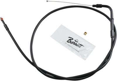 06500924 - Barnett THROTTLE CABLE STEALTH-BLACK-ON-BLACK OVERSIZE +6