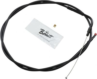06500933 - Barnett THROTTLE CABLE STEALTH-BLACK-ON-BLACK OVERSIZE +6