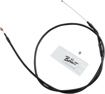 06500954 - Barnett THROTTLE CABLE STEALTH-BLACK-ON-BLACK OVERSIZE +6