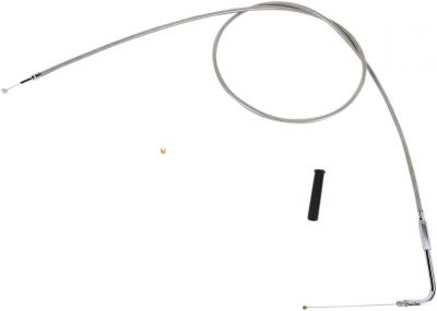 06501075 - DRAG SPECIALTIES THROTTLE CABLE STAINLESS STEEL 52
