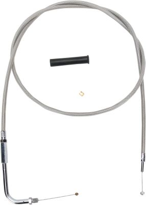 06501091 - DRAG SPECIALTIES THROTTLE CABLE STAINLESS STEEL 48