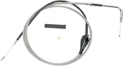 06510656 - DRAG SPECIALTIES IDLE CABLE STAINLESS STEEL 56