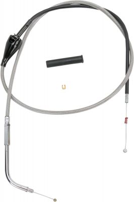06510660 - DRAG SPECIALTIES IDLE CABLE STAINLESS STEEL 44