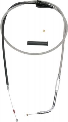06510662 - DRAG SPECIALTIES IDLE CABLE STAINLESS STEEL 48