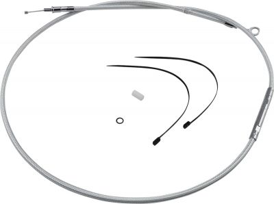 06521098 - MAGNUM CLUTCH CABLE TWO-PIECE STERLING CHROMITE® II NATURE