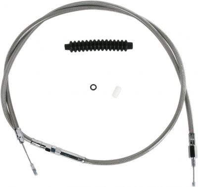 06521457 - DRAG SPECIALTIES CLUTCH CABLE HIGH EFFICIENCY STAINLESS STEEL 72 11/16...