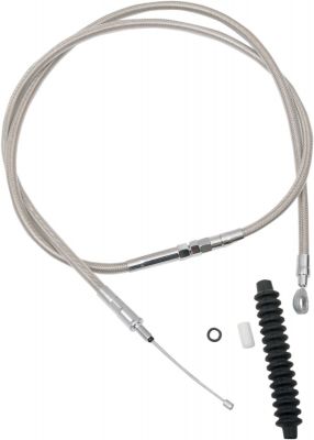 06521482 - DRAG SPECIALTIES CLUTCH CABLE HIGH EFFICIENCY STAINLESS STEEL 64 11/16...