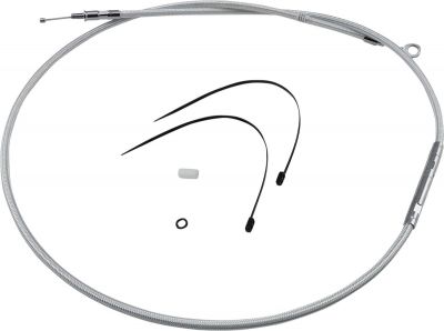 06521637 - MAGNUM CLUTCH CABLE TWO-PIECE STERLING CHROMITE® II NATURE