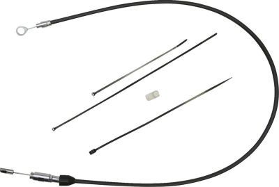 06523061 - DRAG SPECIALTIES Clutch Cable - Upper - Black/Chrome