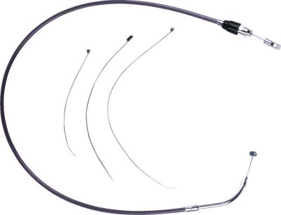 06523175 - DRAG SPECIALTIES Clutch Cable - Upper - Black/Chrome