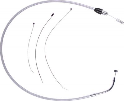 06523176 - DRAG SPECIALTIES Clutch Cable - Upper - Stainless Steel