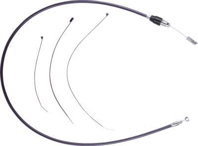 06523254 - DRAG SPECIALTIES Quick Connect Clutch Cable - Upper - Black/Chrome