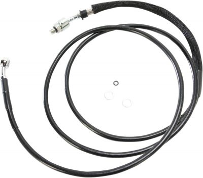 06610004 - DRAG SPECIALTIES CLUCTH LINE BLACK VINYL COATED + 6