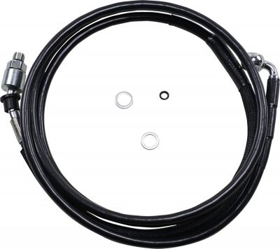 06610016 - DRAG SPECIALTIES CLUCTH LINE BLACK VINYL COATED + 8