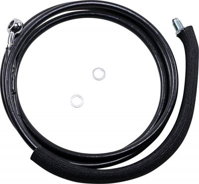 06610040 - DRAG SPECIALTIES CLUCTH LINE BLACK VINYL COATED + 4