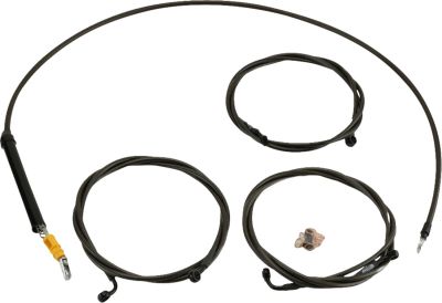 06621163 - LA CHOPPERS Handlebar Cable/Brake Line Kit - Stock Ape Hanger Handleba...