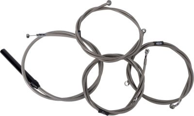 06621180 - LA CHOPPERS Handlebar Cable/Brake Line Kit - Complete - 15