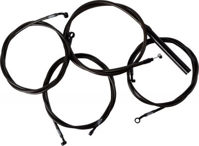 06621182 - LA CHOPPERS Handlebar Cable/Brake Line Kit - Complete - 15