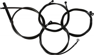 06621185 - LA CHOPPERS Handlebar Cable/Brake Line Kit - Complete - 18