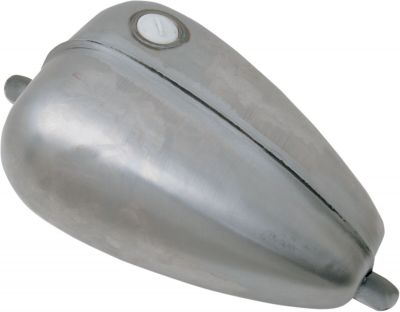 07010657 - DRAG SPECIALTIES MUSTANG GAS TANK RIBBED W/ SINGLE GAS CAP