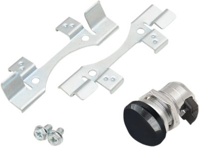 07030632 - DRAG SPECIALTIES LATCH FUEL DOOR PUSH-BUTTON GLOSS BLACK