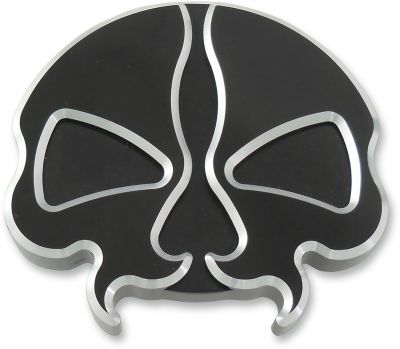 07030786 - DRAG SPECIALTIES GAS CAPS SPLIT SKULL BLACK