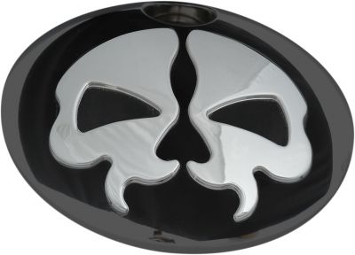 07030792 - DRAG SPECIALTIES DOOR FUEL SPLIT SKULL BLACK