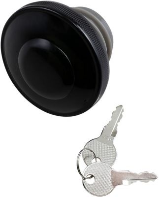 07030815 - DRAG SPECIALTIES GAS CAP W/ LOCK - BT 96-UP - B