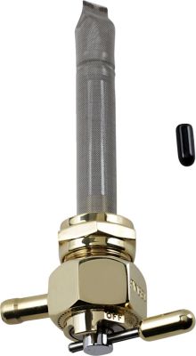 07050092 - PINGEL SINGLE OUTLET RESERVE FUEL VALVE HD METRIC AND NUT HEX BRASS