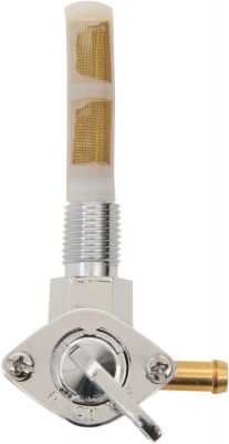 07050201 - DRAG SPECIALTIES PETCOCK 1/4 NPT SIDE 90° CHROME