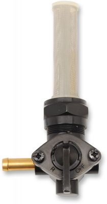 07050307 - DRAG SPECIALTIES PETCOCK 22MM LEFT 90° BLACK