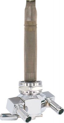 07050550 - PINGEL Fuel Valve - 22 mm - Hex - 90° - Chrome