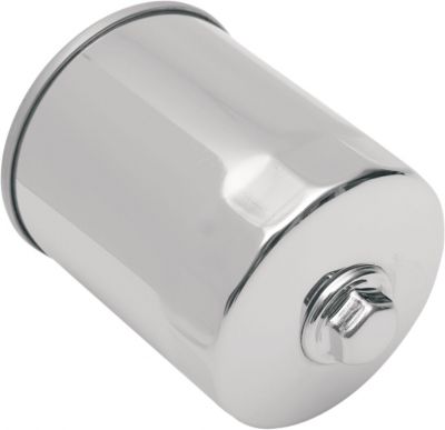 07120004 - DRAG SPECIALTIES MAGNETIC RING OIL FILTER W/ NUT CHROME