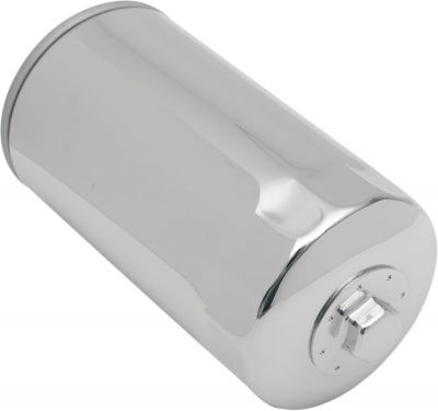 07120007 - DRAG SPECIALTIES MAGNETIC RING OIL FILTER W/ NUT CHROME