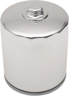 07120008 - DRAG SPECIALTIES MAGNETIC RING OIL FILTER W/ NUT CHROME