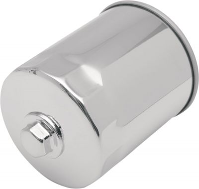 07120009 - DRAG SPECIALTIES OIL FILTER W/ NUT CHROME