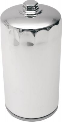 07120012 - DRAG SPECIALTIES OIL FILTER W/ NUT CHROME