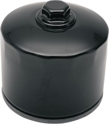 07120132 - DRAG SPECIALTIES OIL FILTER W/ NUT BLACK
