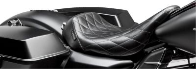 08010809 - Le Pera SEAT BARE BONES SOLO DIAMOND STITCH BLACK