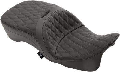 08011111 - DRAG SPECIALTIES SEAT LARGE TOURING DOUBLE DIAMOND STITCH THAT ACCEPT ...
