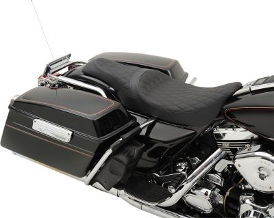 08011133 - DRAG SPECIALTIES SEAT CABALLERO DIAMOND STITCHED BLACK