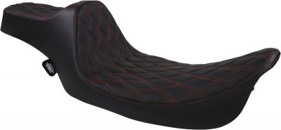 08011371 - DRAG SPECIALTIES SEAT PRED 3 EX RCH DD RED